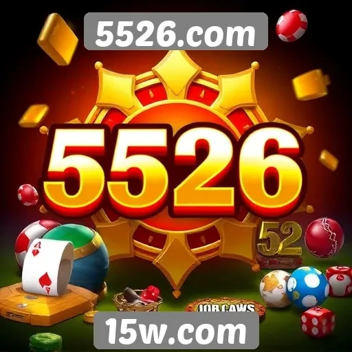 Variedade de jogos disponíveis no site 5526.com